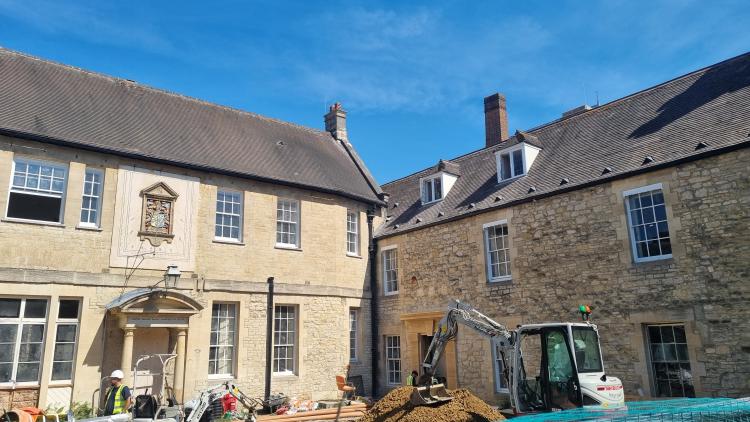 Brasenose works on site